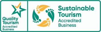 award badge sustainable tourism accredited business